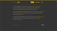 Desktop Screenshot of anand-iyer.com